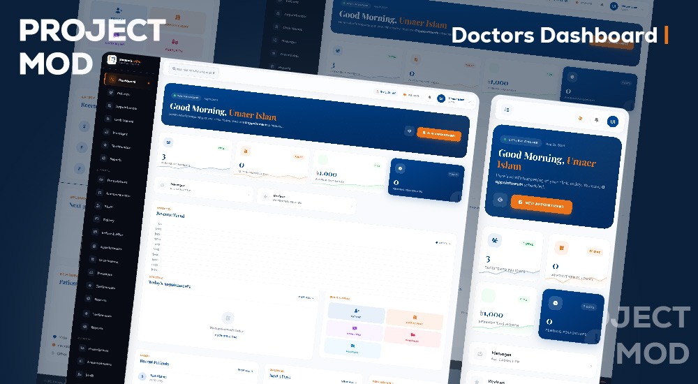 Mamun's Orthodental Clinic Management Admin Dashboard